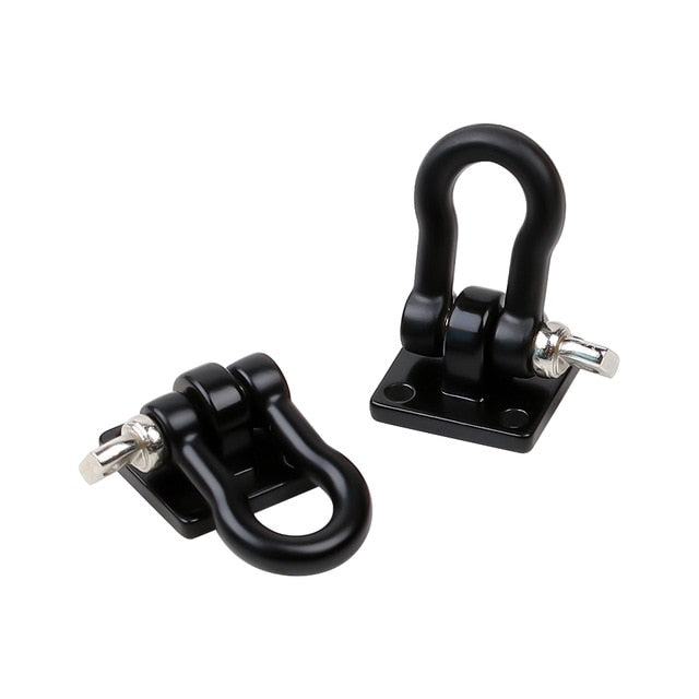 2pcs black Metal Trailer Tow Hooks