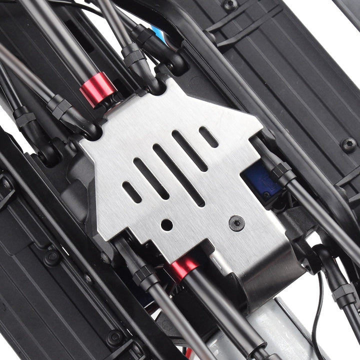 Stainless Steel Chassis Armor on rc car