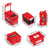 INJORA 5pcs Mini Plastic Fishing Boxes Medical Chest Tool Cases for 1/10 RC Crawler
