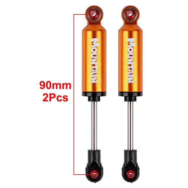 2 pcs 90mm orange Built-in Spring Shock Absorbers