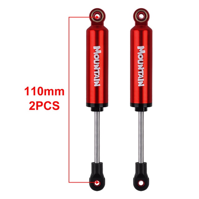 2 pcs 110mm red Built-in Spring Shock Absorbers