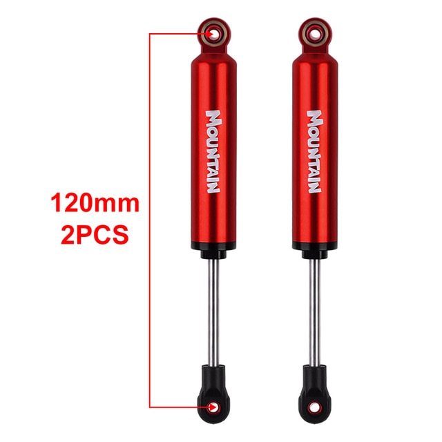 2 pcs 120mm red Built-in Spring Shock Absorbers