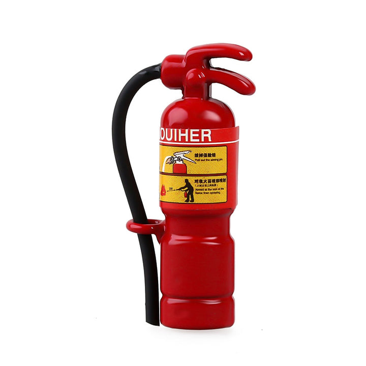 Mini Red Fire Extinguisher back