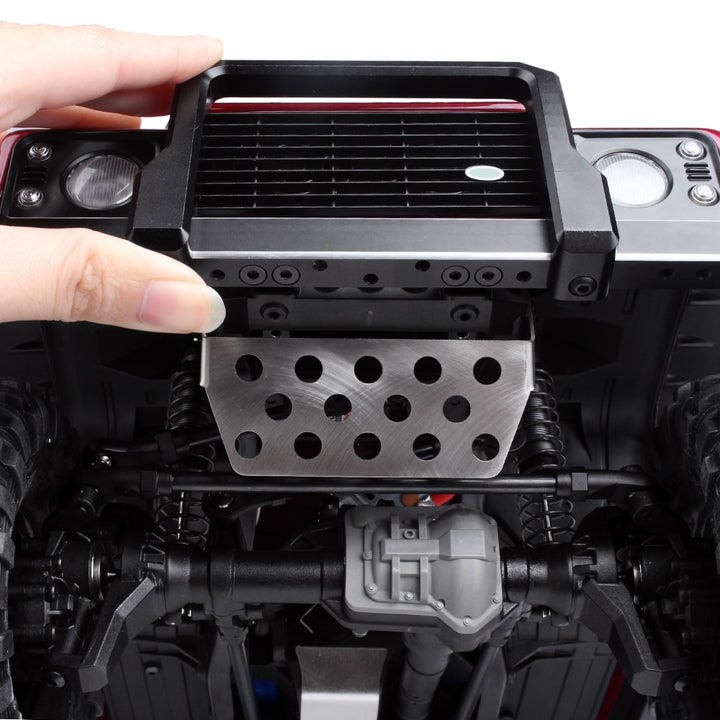 Stainless Steel Rear Protector on rc car
