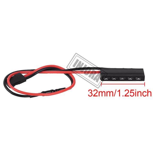 5-light Red LED Light with length marking