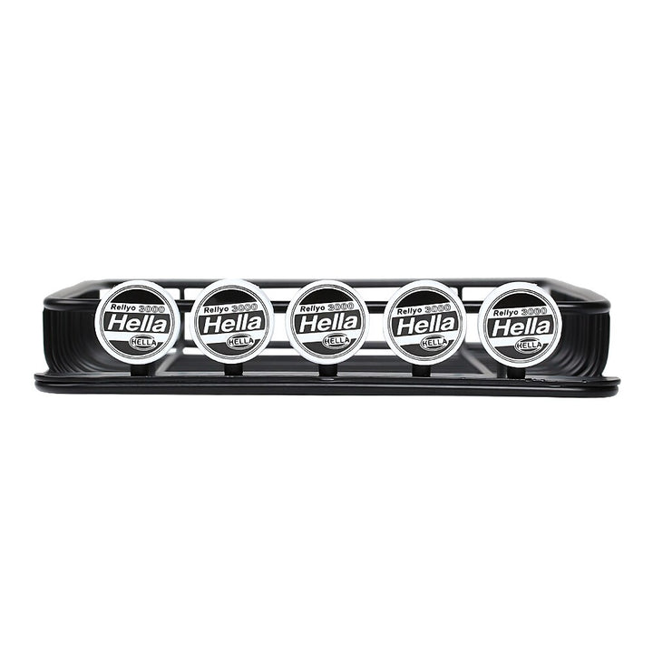 232*145mm Metal Roof Rack with 5 LED Lights for 1/10 RC Crawler