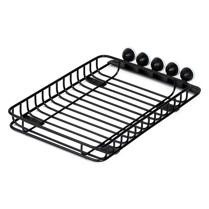 232*145mm Metal Roof Rack with 5 LED Lights for 1/10 RC Crawler
