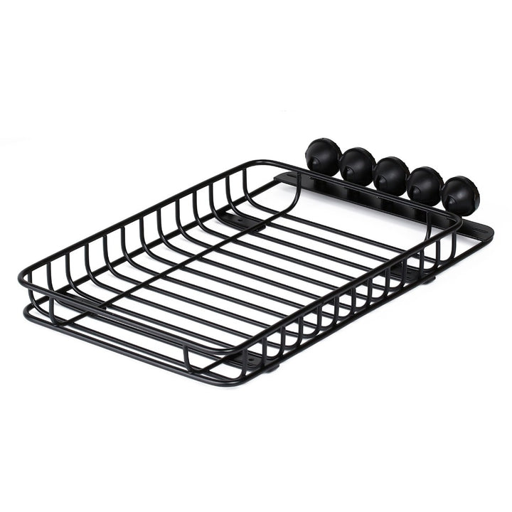 232*145mm Metal Roof Rack with 5 LED Lights for 1/10 RC Crawler