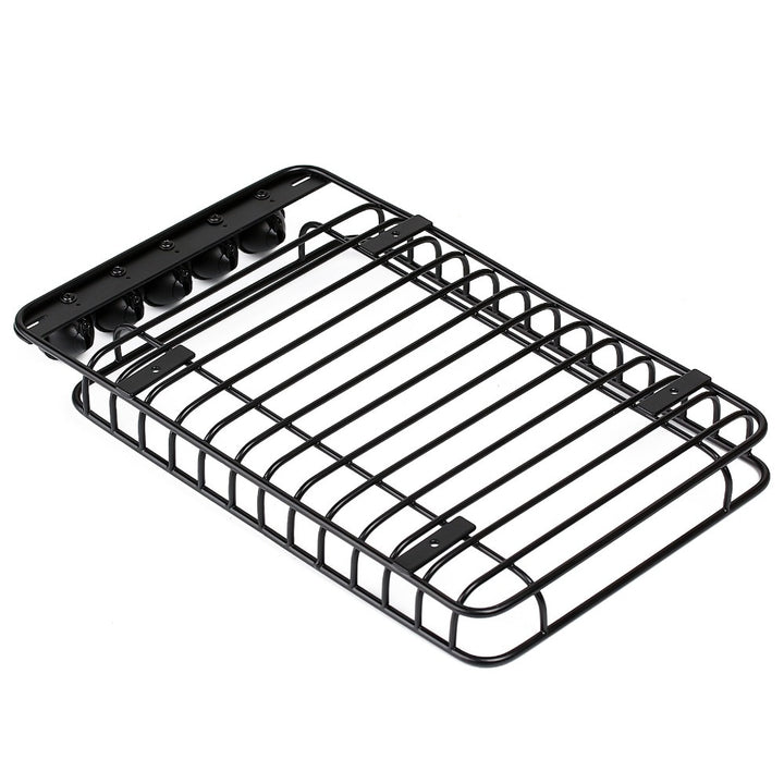 232*145mm Metal Roof Rack with 5 LED Lights for 1/10 RC Crawler