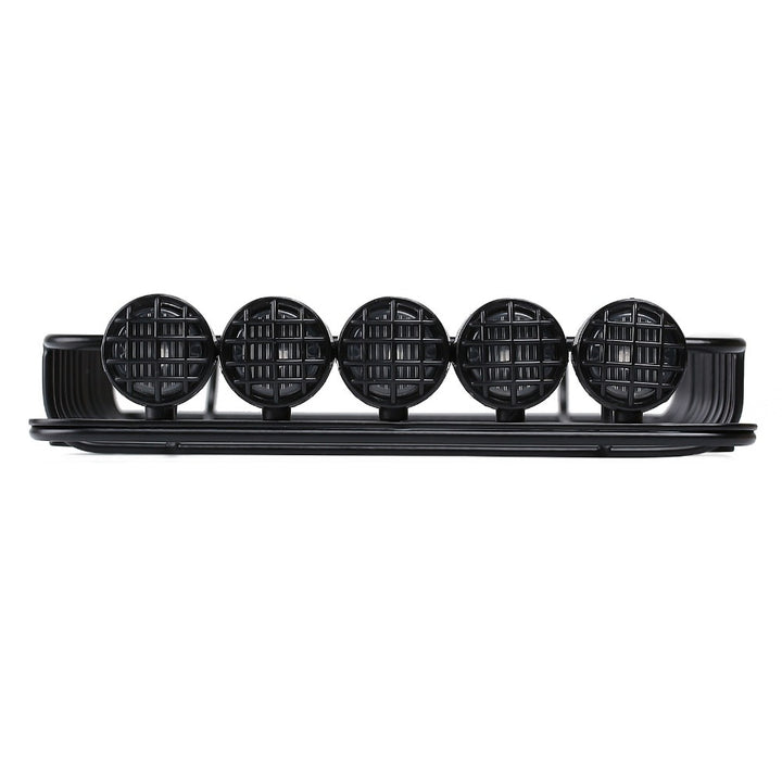 232*145mm Metal Roof Rack with 5 LED Lights for 1/10 RC Crawler