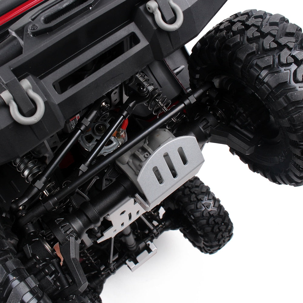 INJORA Stainless Steel Skid Plate & Axle Protector Set For TRX4M 1/18 RC Crawler - 14g Front/Rear Chassis Armor