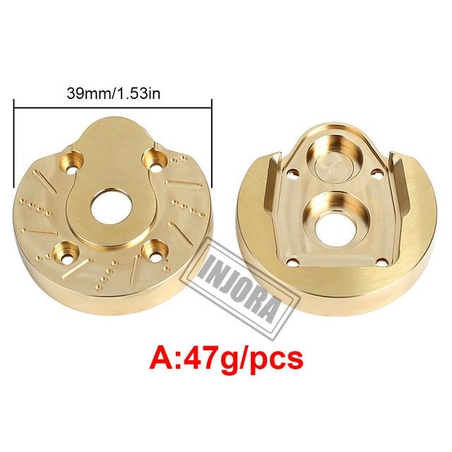 2PCS Brass Portal Steering Knuckle Cap Housing for AXAIL SCX10 III AXI03007 & Capra 1.9 UTB AXI03004