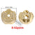 2PCS Brass Portal Steering Knuckle Cap Housing for AXAIL SCX10 III AXI03007 & Capra 1.9 UTB AXI03004