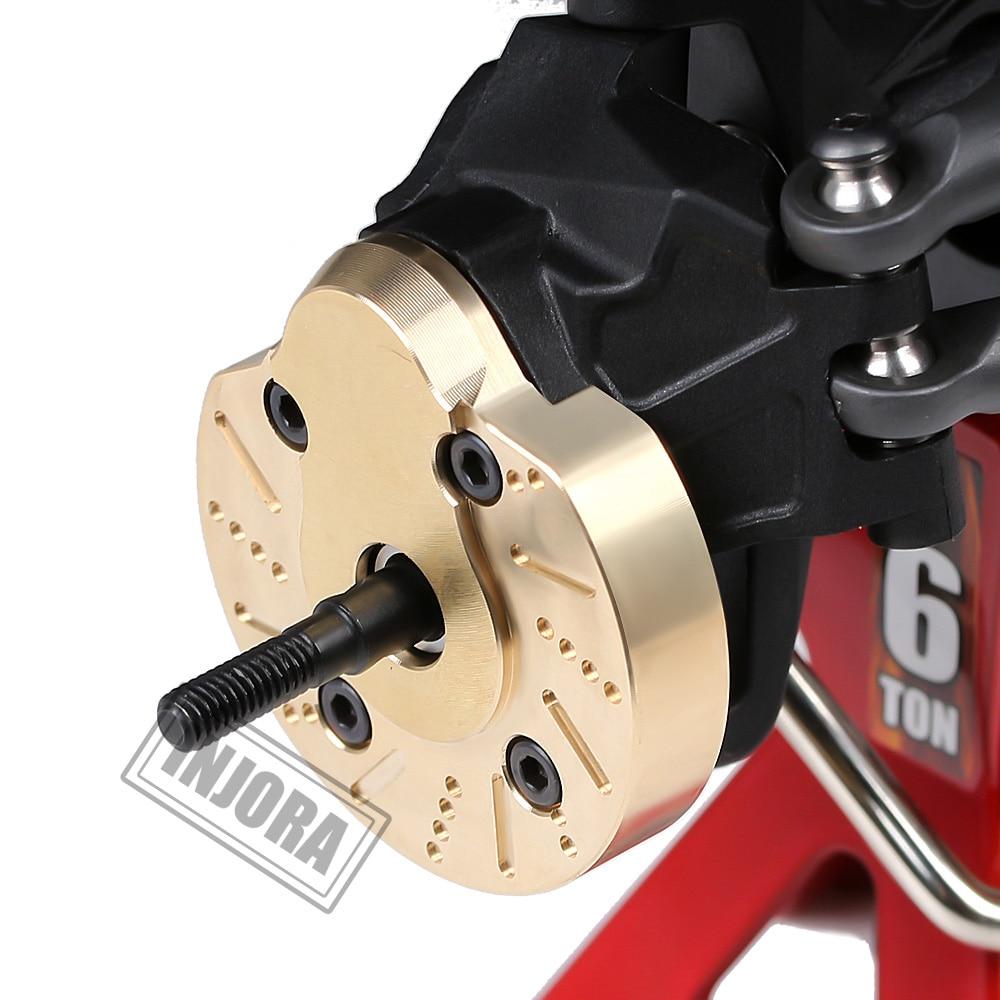 2Pcs Brass Portal Knuckle Caps For Axial SCX10-III & Capra – Steering Axle Weight Upgrade For RC Crawlers - View #7