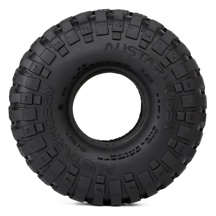 4PCS 1.9" 121*45mm Soft Rubber Tyre Terrain Tires for 1/10 RC Crawler