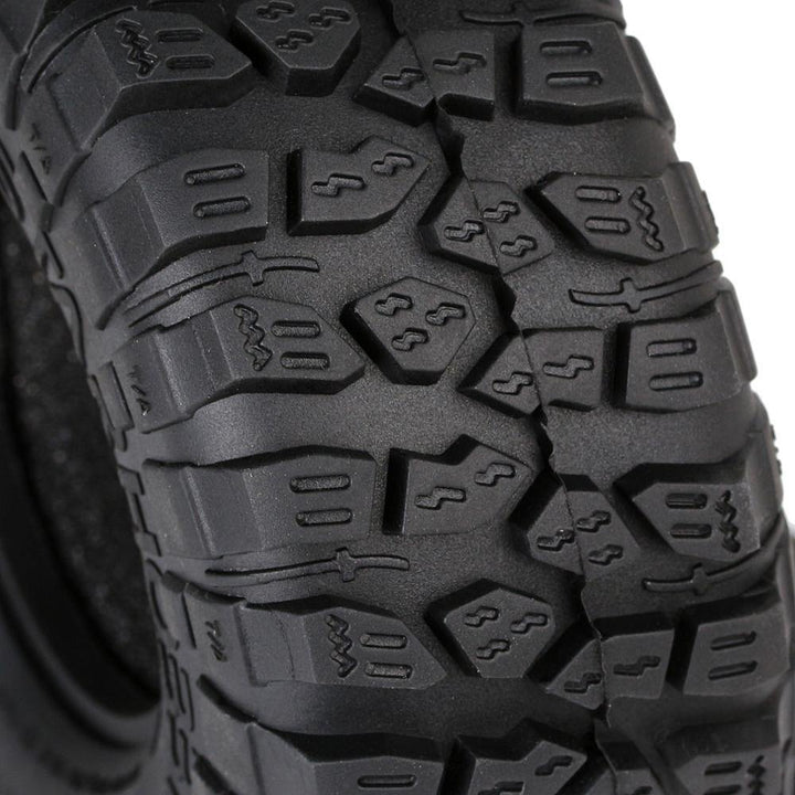 4PCS 1.9" 121*45mm Soft Rubber Tyre Terrain Tires for 1/10 RC Crawler