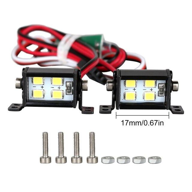 2 pcs 17mm Light Bar with 4 screws front