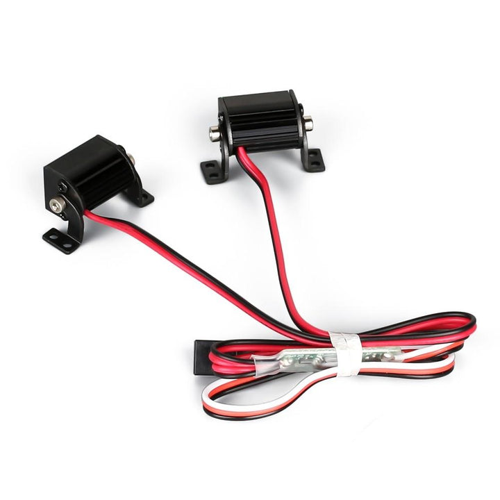 2 short Light Bar back with red and black wires