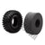 4PCS 2.2" 128*54mm Rubber Wheel Tires for 1/10 RC Rock Crawler - INJORA