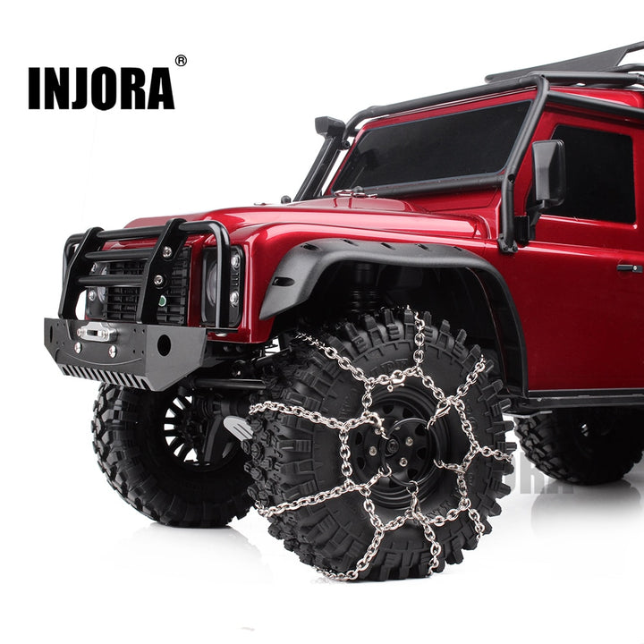 2PCS 120mm Tires Snow Chain for 1.9" RC Crawler Tires