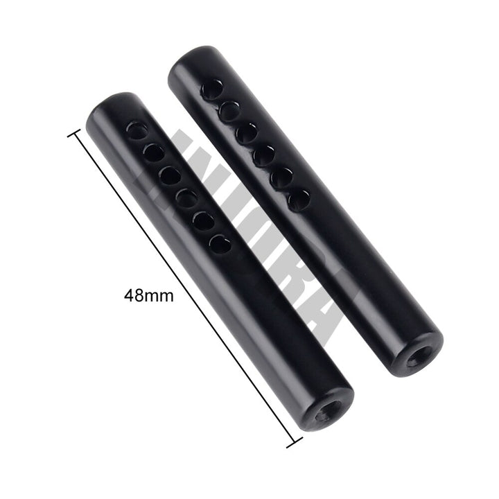 2PCS Metal Bumper Mount Holder Post with Screws for 1/10 RC Crawler