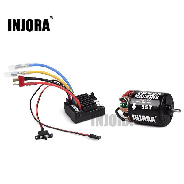 35/45/55T Brushed Motor Waterproof ESC Speed Controller for 1/10 RC Crawler