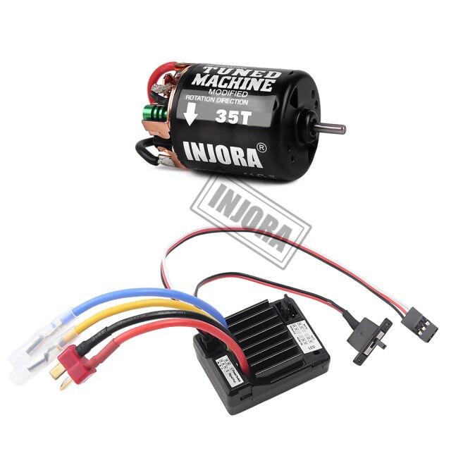 35/45/55T Brushed Motor Waterproof ESC Speed Controller for 1/10 RC Crawler