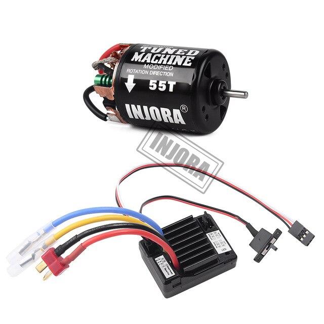 35/45/55T Brushed Motor Waterproof ESC Speed Controller for 1/10 RC Crawler