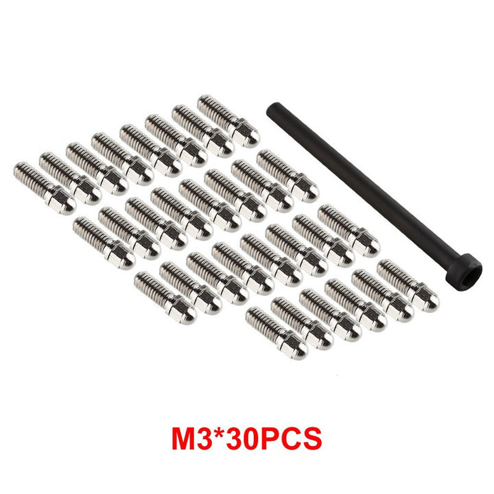 30PCS M2.5 M3 Metal Screws for 1.9" 2.2" Wheel Rims
