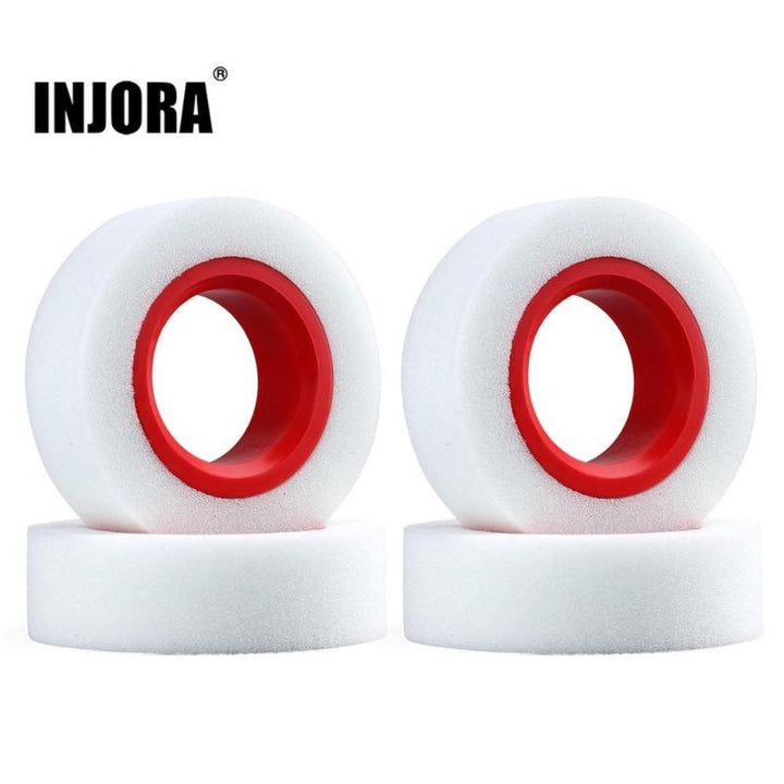 4 pcs white TPE Foam, 2 front and 2 side