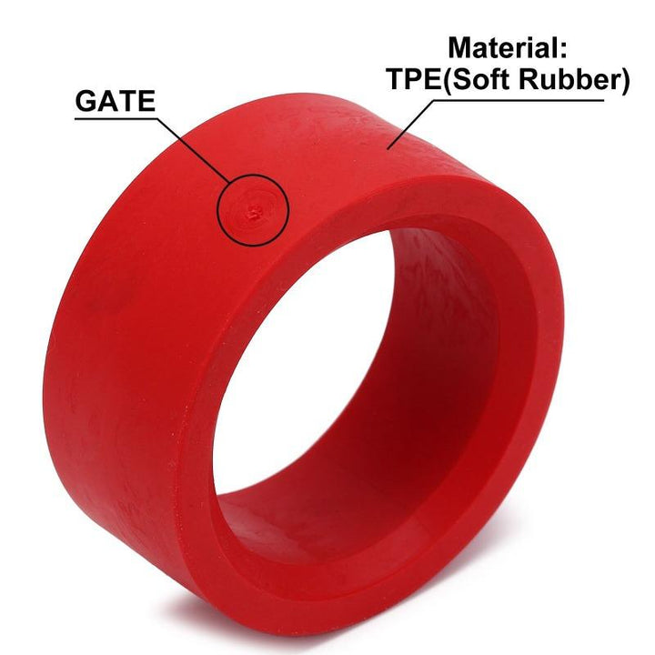 Red TPE Foam ring With material markings