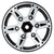 4PCS 1.9" 6-spoke Metal Beadlock Wheel Rims for 1/10 RC Rock Crawler