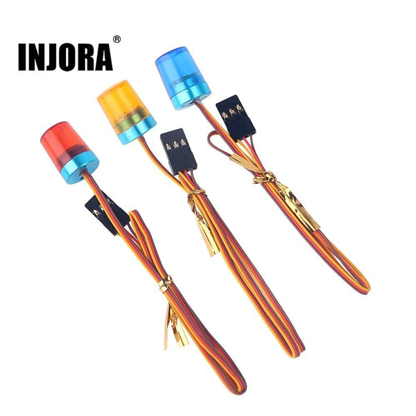 4PCS LED Lights Set, Strobing-blasting/Flashing/Rotating Mode for Tamiya Tractor