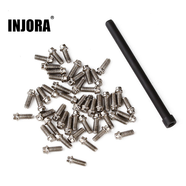 INJORA M2 M2.5 M3 Metal Screws for INJORA 1.9" 2.2" Beadlock Wheel Rims