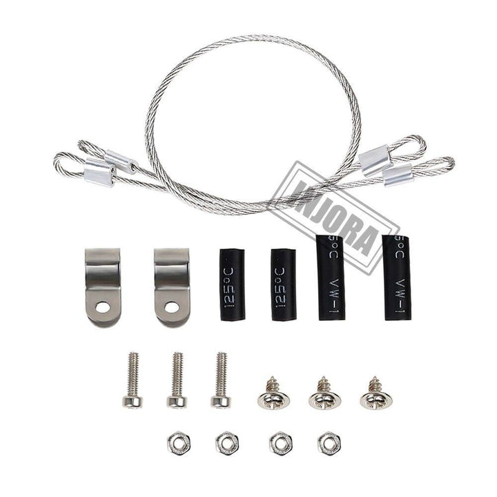 2pcs 180mm Modified Parts Steel Ropes for 1/10 RC Crawler