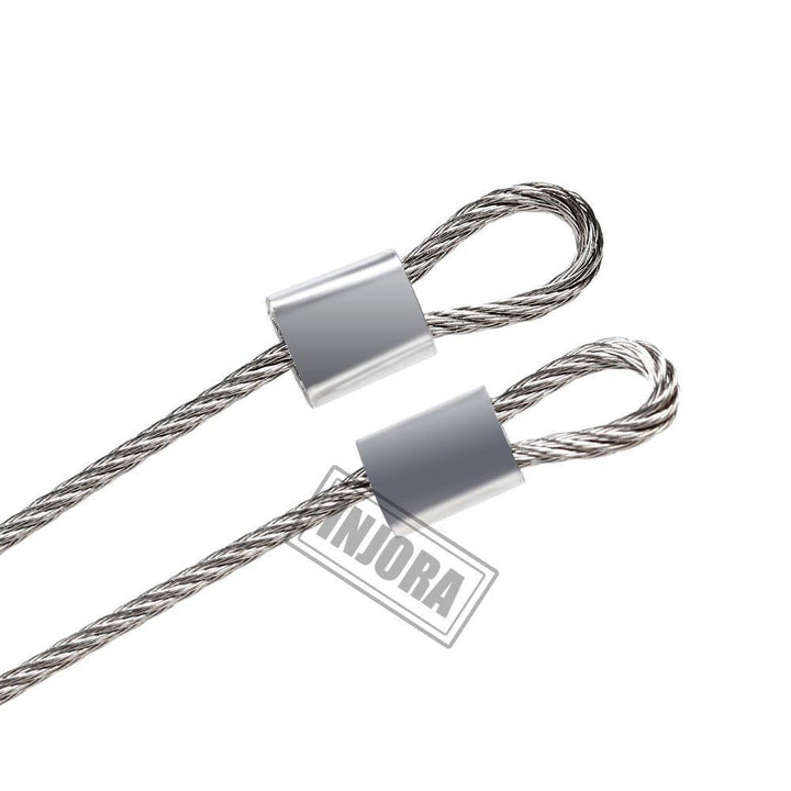 2pcs 180mm Modified Parts Steel Ropes for 1/10 RC Crawler