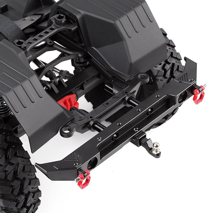 Metal Rear Bumper & Back Hitch Carrier Rack for SCX10 Jeep Wrangler - INJORA
