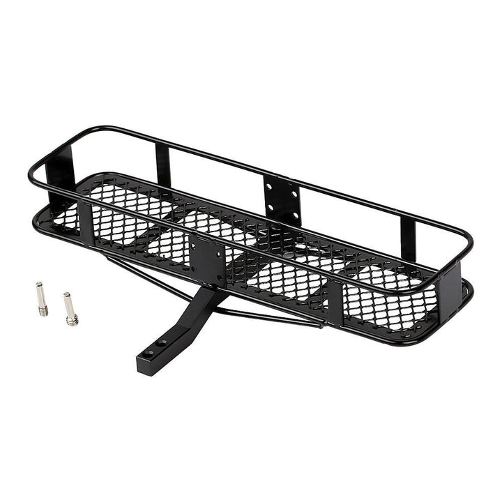 Metal Rear Bumper & Back Hitch Carrier Rack for SCX10 Jeep Wrangler - INJORA