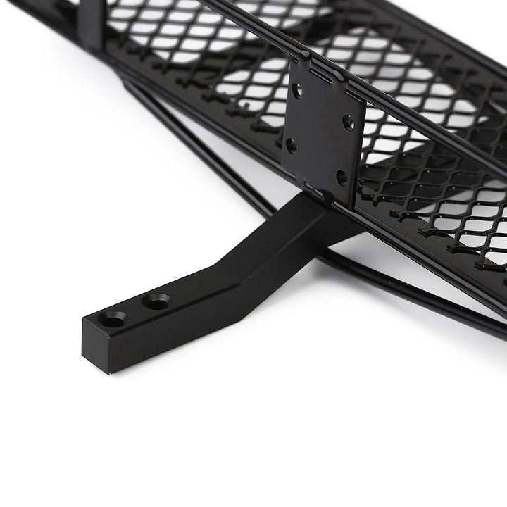 Metal Rear Bumper & Back Hitch Carrier Rack for SCX10 Jeep Wrangler - INJORA