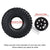 4PCS 1.9" Metal Beadlock Wheel Rims for 1/10 RC Crawler, 3 Styles