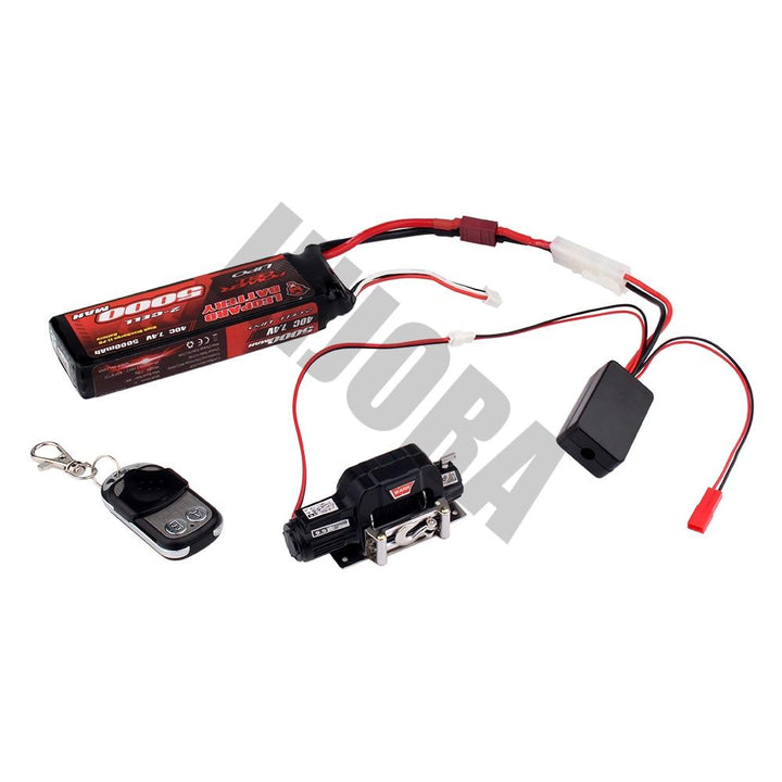 Winch Control Wireless Remote Controller Receiver for 1/10 RC Crawler - INJORA