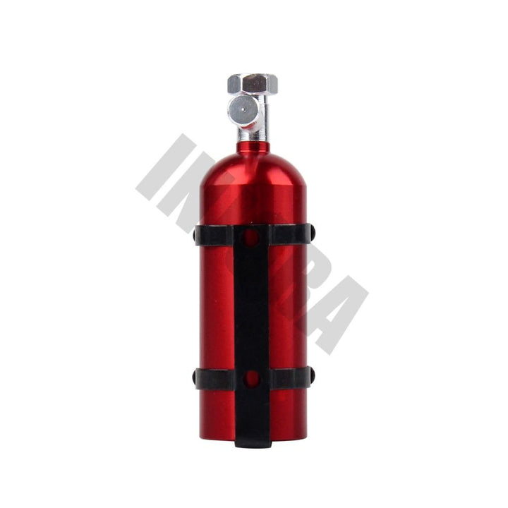 Mini Red Metal Fire extinguisher, 1/10 Scale Accessories for RC Crawler - INJORA