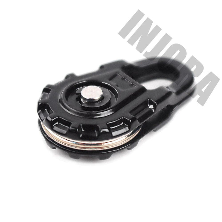 Metal Winch Tow Rope Snatch Block for 1/10 RC Crawler - INJORA