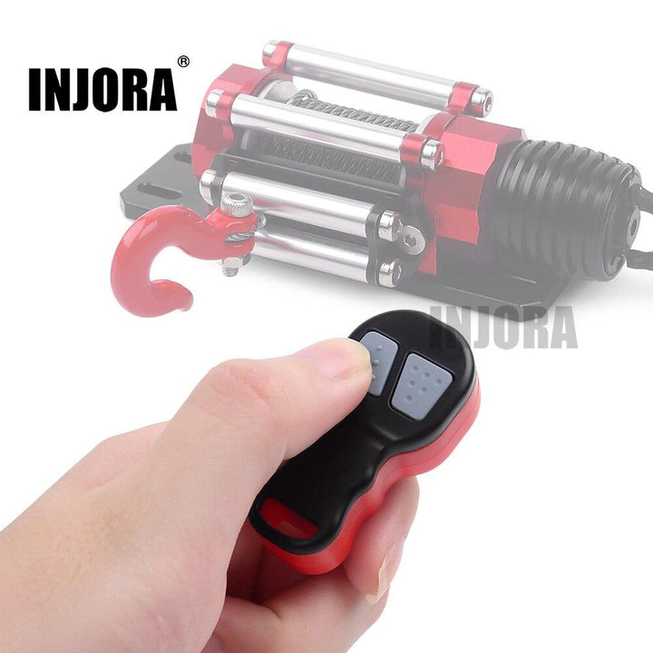 Wireless Remote Receiver Winch Controller Set for 1/10 RC Crawler - INJORA