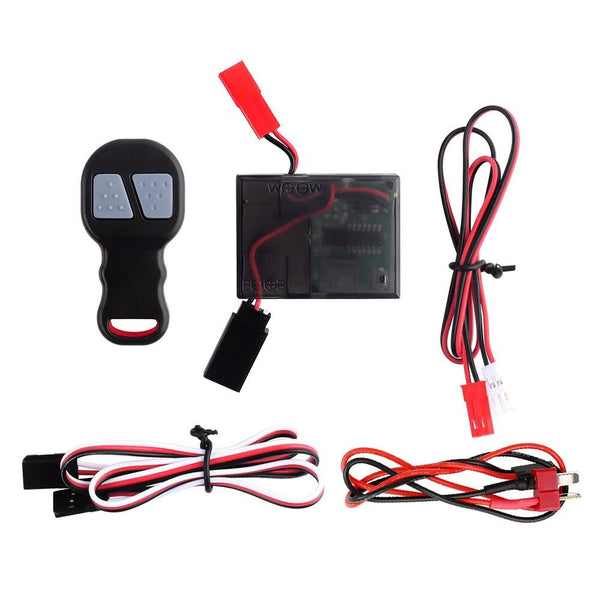 Wireless Remote Receiver Winch Controller Set for 1/10 RC Crawler - INJORA