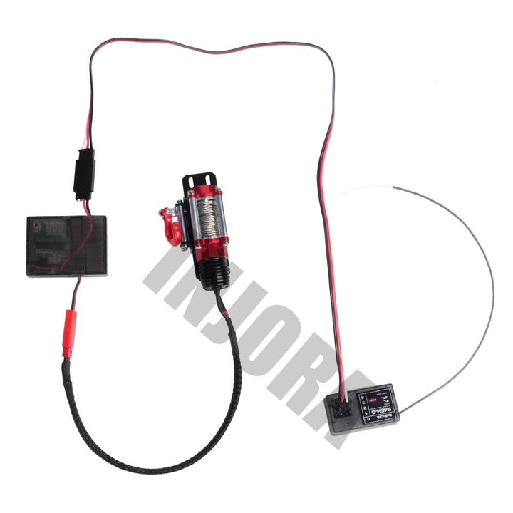 Wireless Remote Receiver Winch Controller Set for 1/10 RC Crawler - INJORA