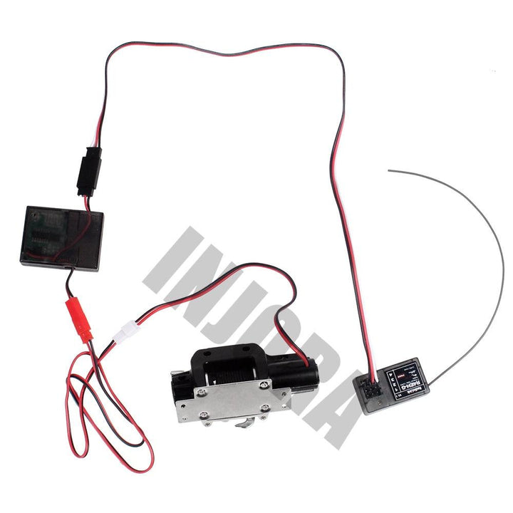 Wireless Remote Receiver Winch Controller Set for 1/10 RC Crawler - INJORA