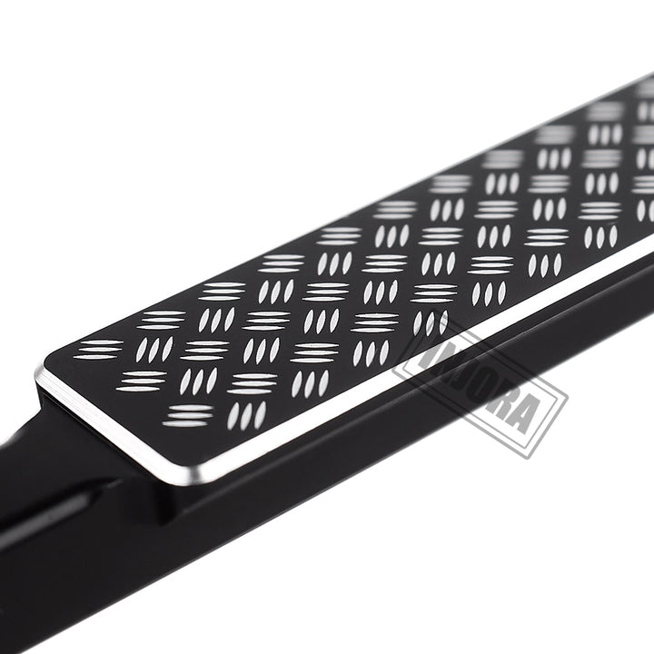 2PCS Black Metal Side Pedal Rock Sliders for Traxxas TRX-4