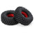 4PCS 1.9" 100-123mm Rubber Wheel Tires with Dual Stage TPE Foam