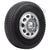 2Pcs 10-Spoke Metal Front Rear Wheel Rim Hub for 1/14 Tamiya Tractor